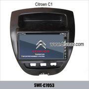Citroen C1 stereo radio Car DVD player TV GPS rearview camera